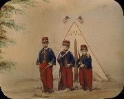 unknow artist Three Boys in Zouave Costume Spain oil painting artist